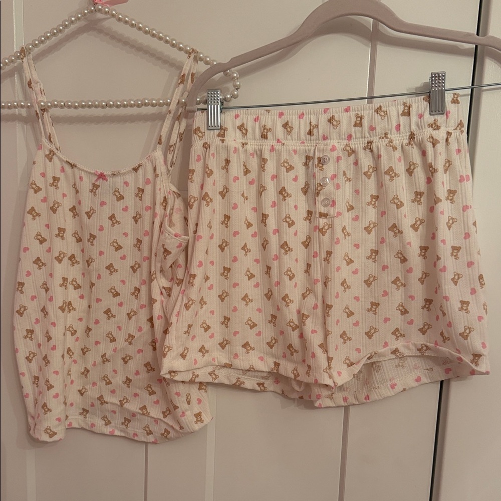 Teddy Bear Coquette Sleepwear Set